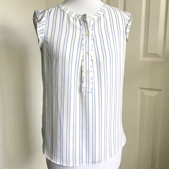 LOFT Striped Sleeveless Top - Picture 4 of 8